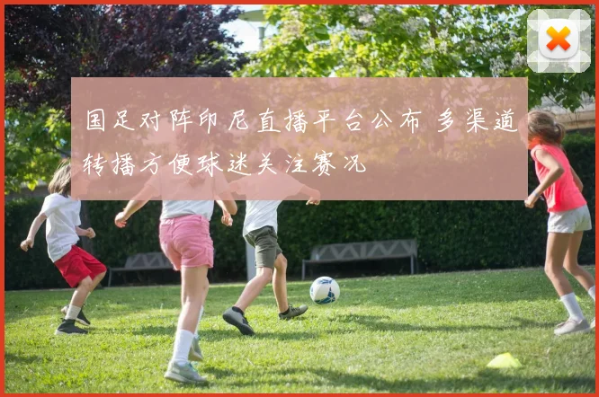 国足对阵印尼直播平台公布 多渠道转播方便球迷关注赛况